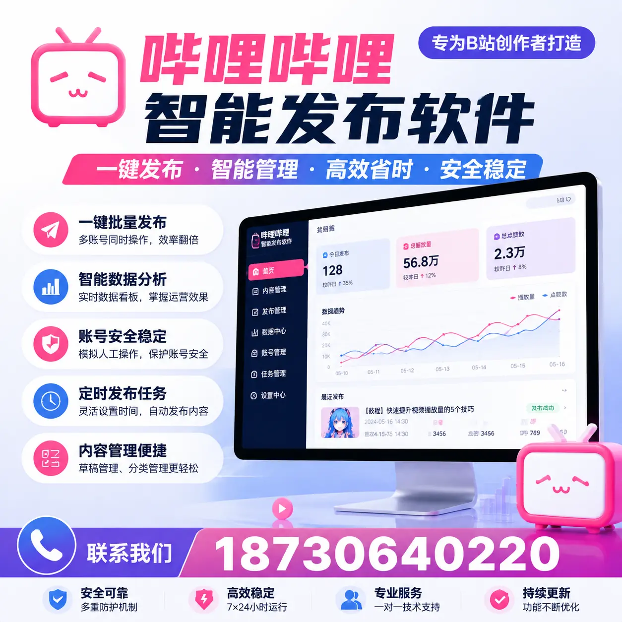 如何选择适合的哔哩哔哩智能发布软件？黔东南 用户必看